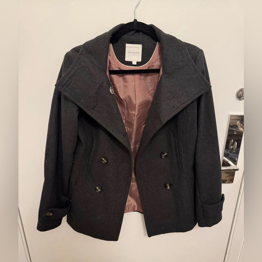 Thread & Supply Gray Wool Jacket